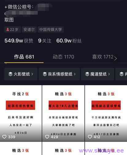 适合网赚新手的抖音壁纸号项目,轻松日赚200+