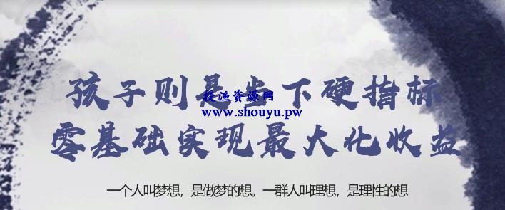 忠余网赚32计第三十计：孩子则是当下硬指标零基础实现最大化收益【视频课程】